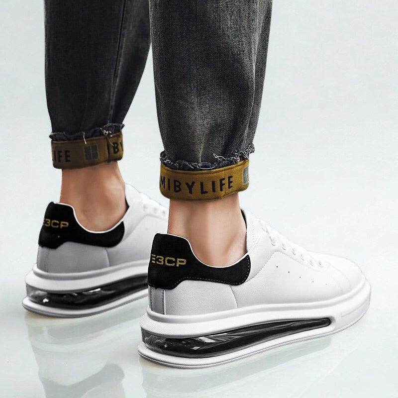 Cushioned Leather Urban Trainers