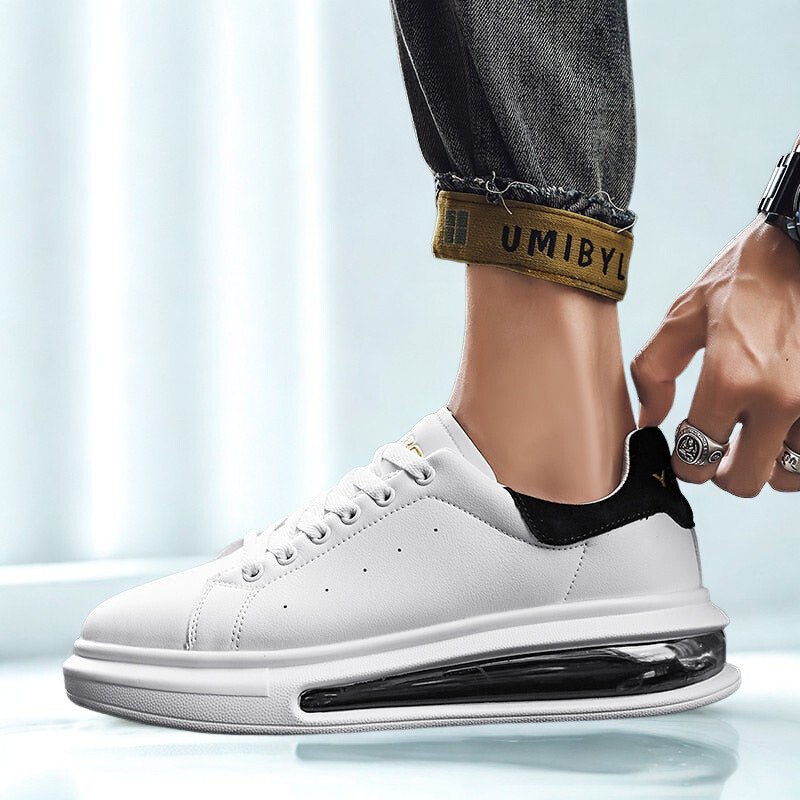 Cushioned Leather Urban Trainers
