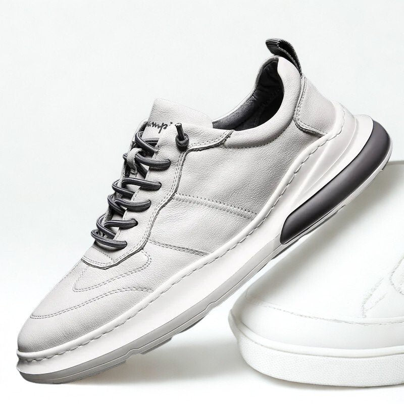 Elegant Leather Smart Trainers