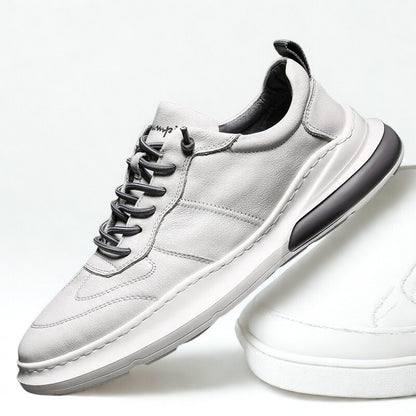 Elegant Leather Smart Trainers