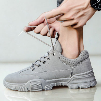 Volcan Cushioned Faux Suede Trainers
