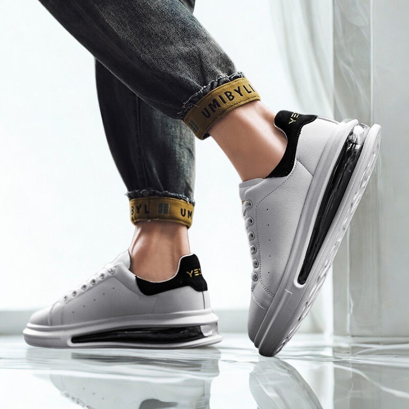 Cushioned Leather Urban Trainers