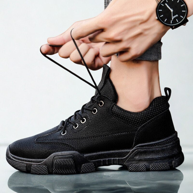 Volcan Cushioned Faux Suede Trainers