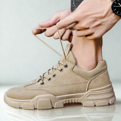Volcan Cushioned Faux Suede Trainers