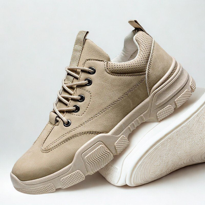Volcan Cushioned Faux Suede Trainers