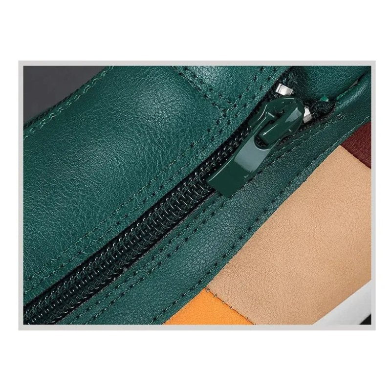 Genuine Leather Classic Trainers